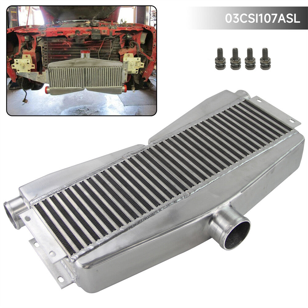 Universal Twin Turbo Intercooler Bar Plate Custom (2 In / 1 Out) 400-800HP