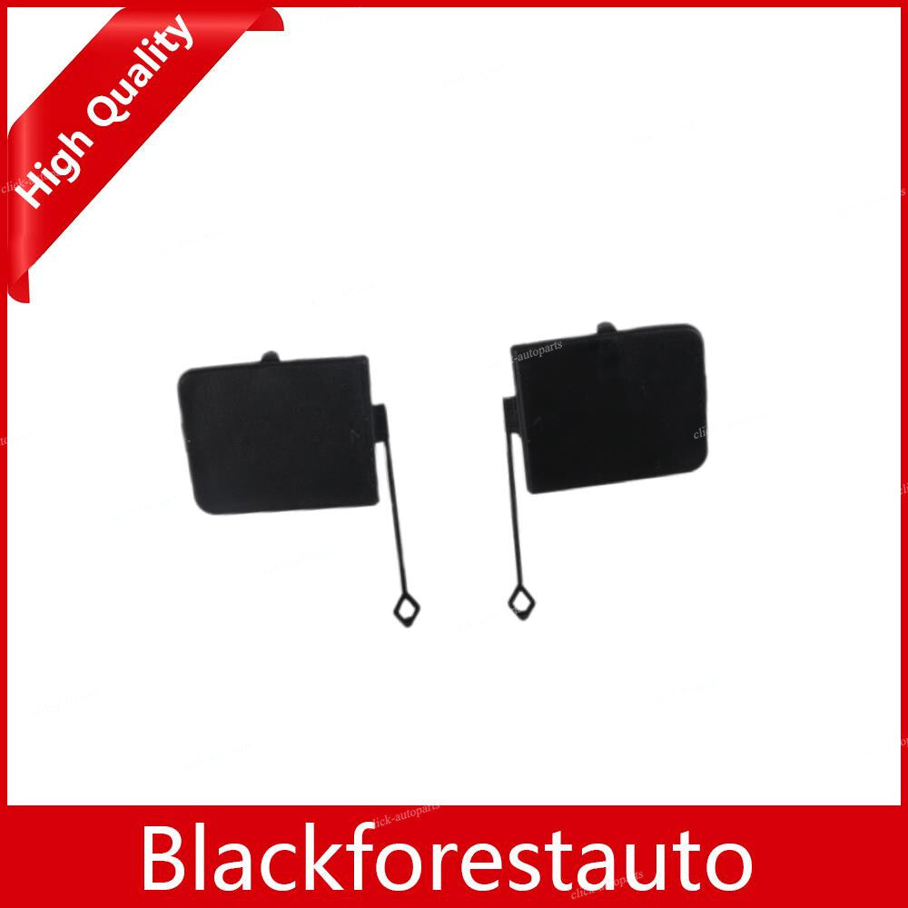 2pcs Left  Right Fits 2013-2015 for BMW X1 Rear Bumper Tow Hook Cap Towing Q
