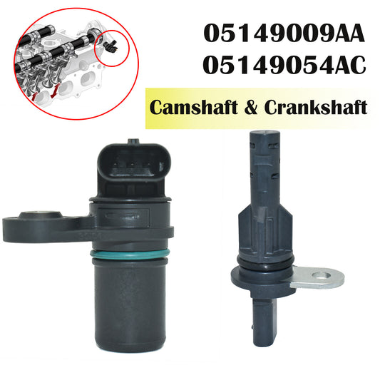 2x Camshaft/Crankshaft Position Sensor for Chrysler for Jeep Grand Cherokee for Dodge V8