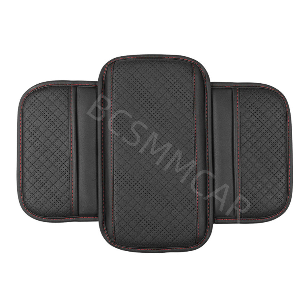 Leather Car Armrest Box Cover Protector for Seat Armrest Cushion Pad With Pocket
