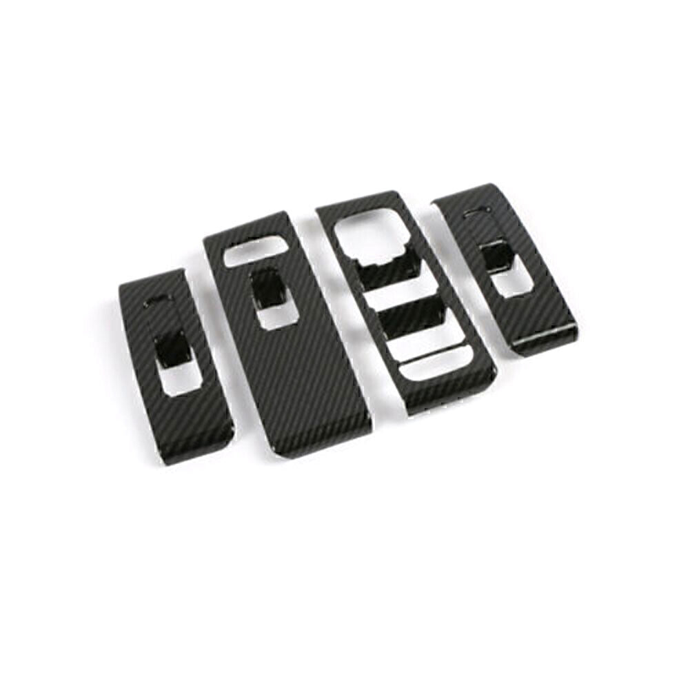 Fenster Schalter Schloss Abdeckung Trim Fur for Volvo XC40 2018 - 2020 Kohlefaser