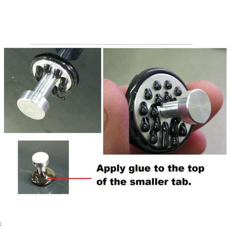 4 Piece Paintless Dent Repair Dint Hail Damage Remover Puller v