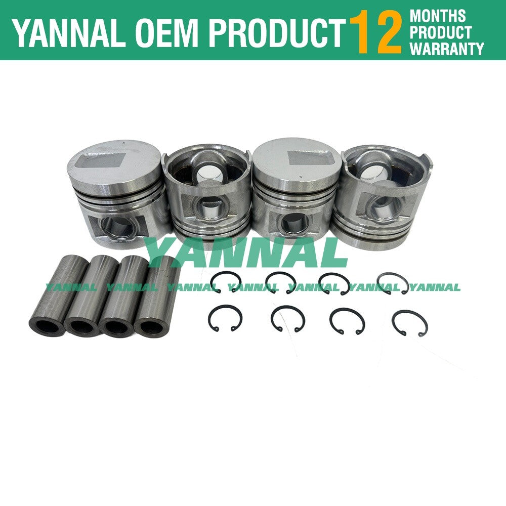 4-Piece Piston + Piston Ring Kit for S4S Engines (STD 94.0 mm)