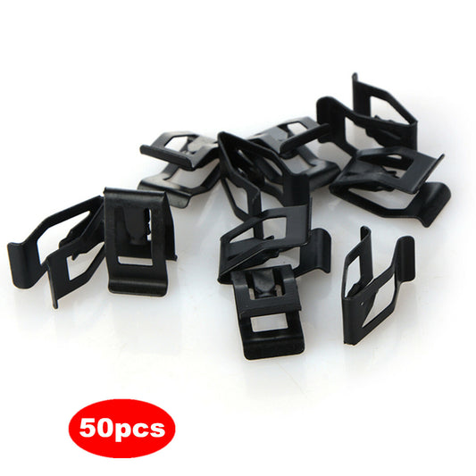 50x Auto Car Front Interior Console Dash Dashboard Trim Metal Retainer Clips