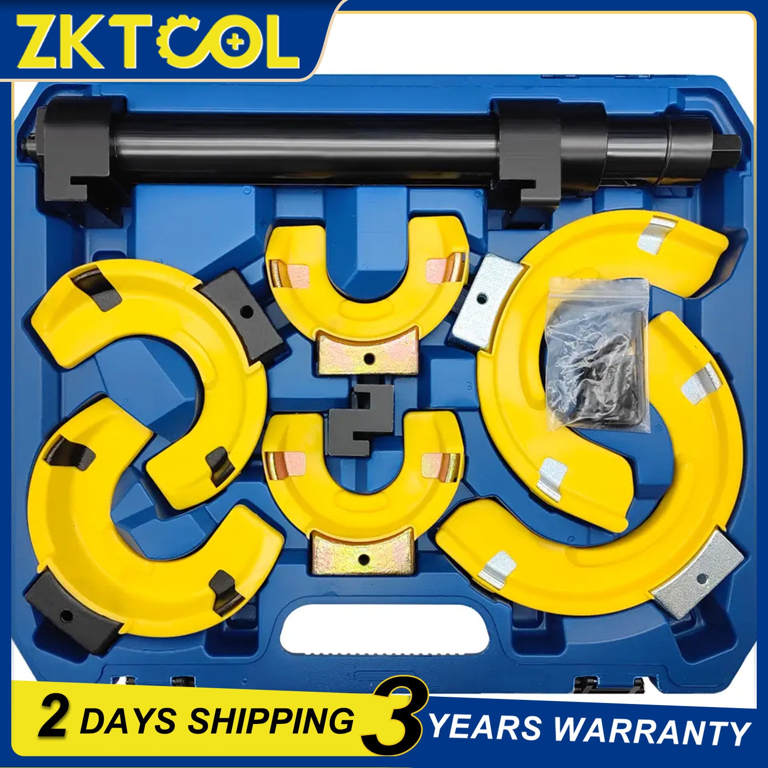 Coil Spring Compressor Macpherson Car Struts Suspension Shocks Absorber Tool 3PC