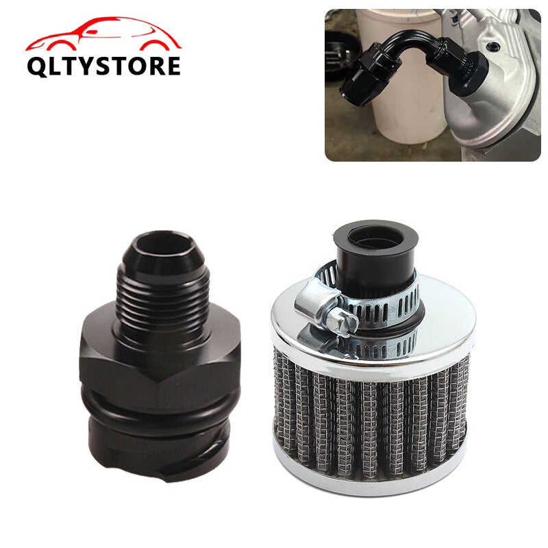 Billet Valve Cover Oil Cap & Silver Breather Filter for LSX LS1 LS6 LS2 LS3 LS7 Q