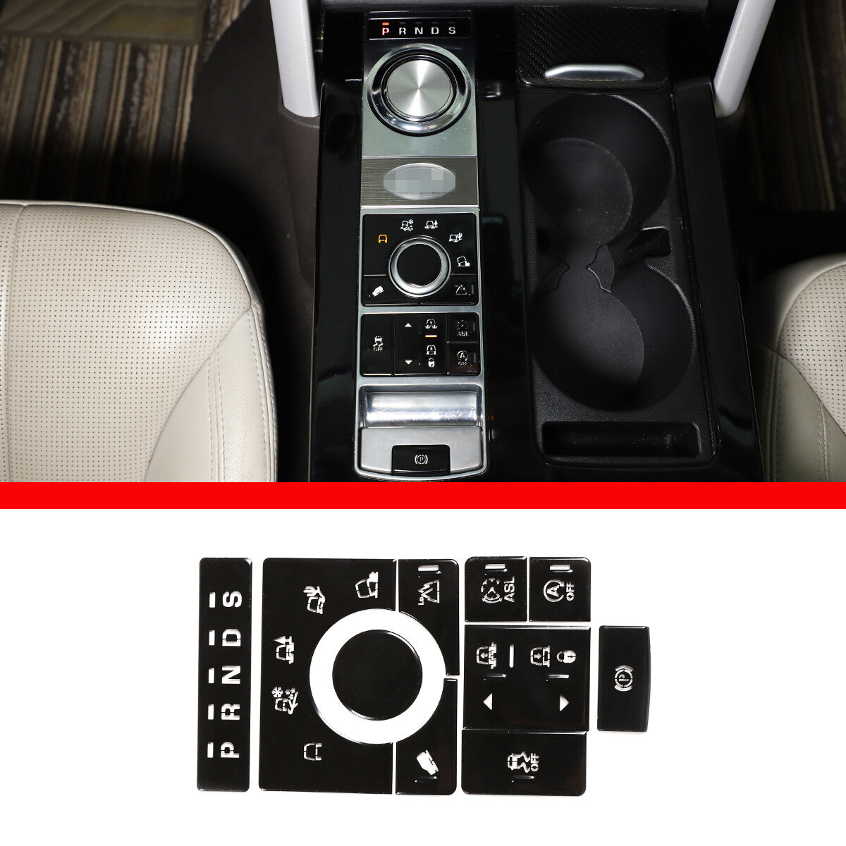 Center console Terrain Mode Button Protector Fits for Land Rover for Range Rover Sport ( ) n