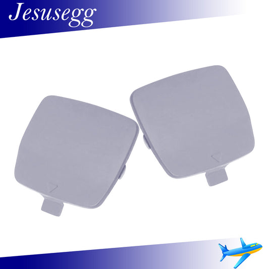 2x Rear Bumper Left  Right Tow Hook Eye Cover Unpainted fits for BMW E70 for X5 M Sport Q