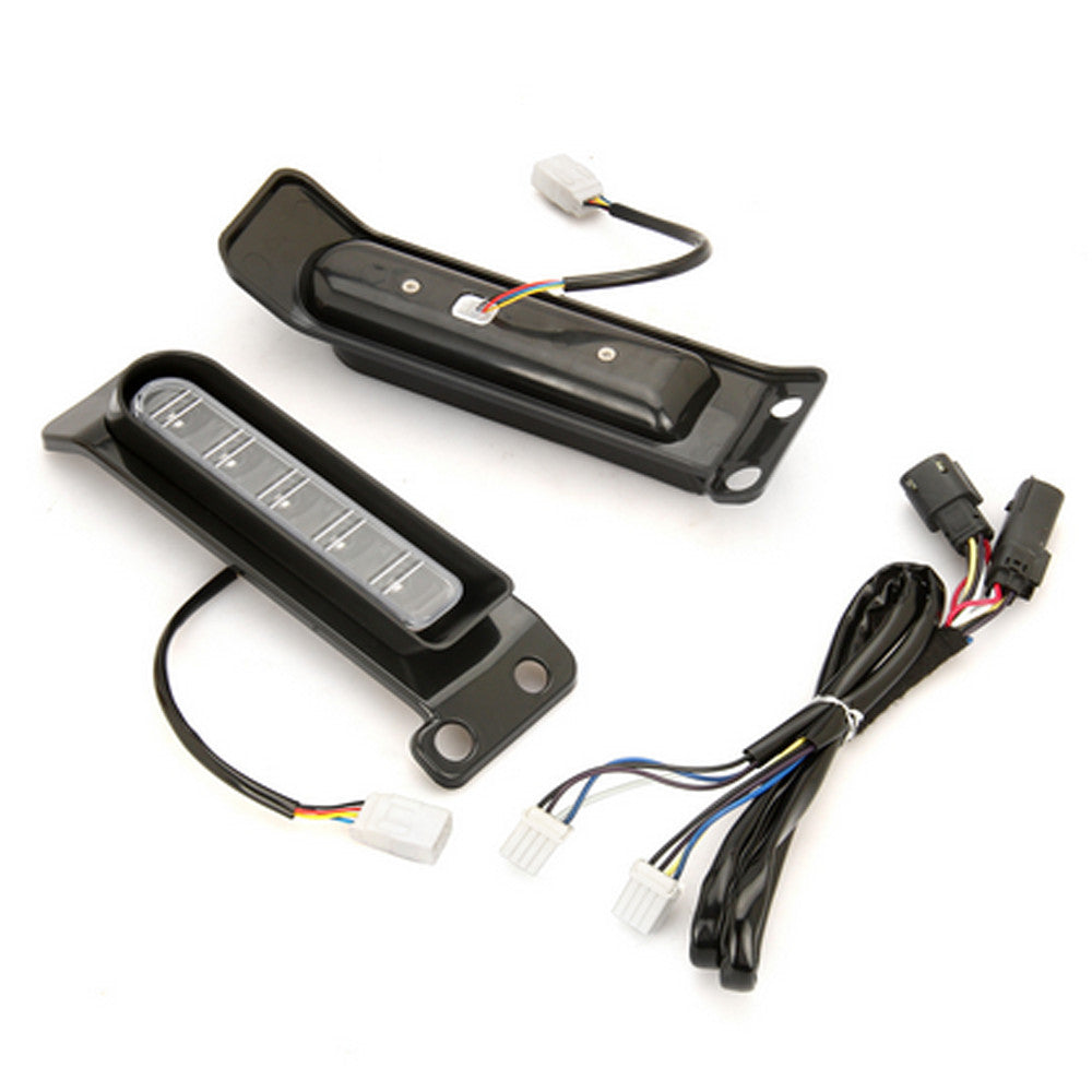 Auxiliary LED Run/Brake/Turn Lamps Rear Fender Light for Harley FLHTCU 2014-2023