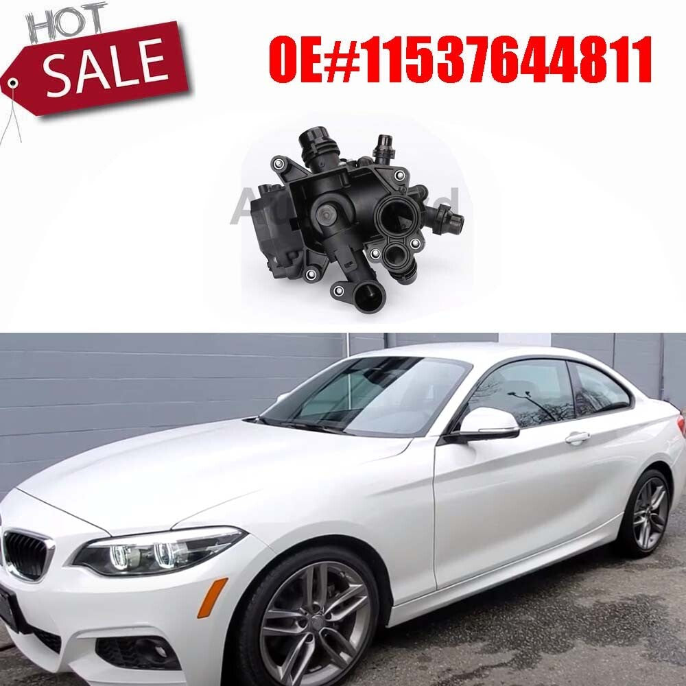 11537644811 Engine Cooling Coolant Thermostat Housing Assembly for BMW 430i 520i Q