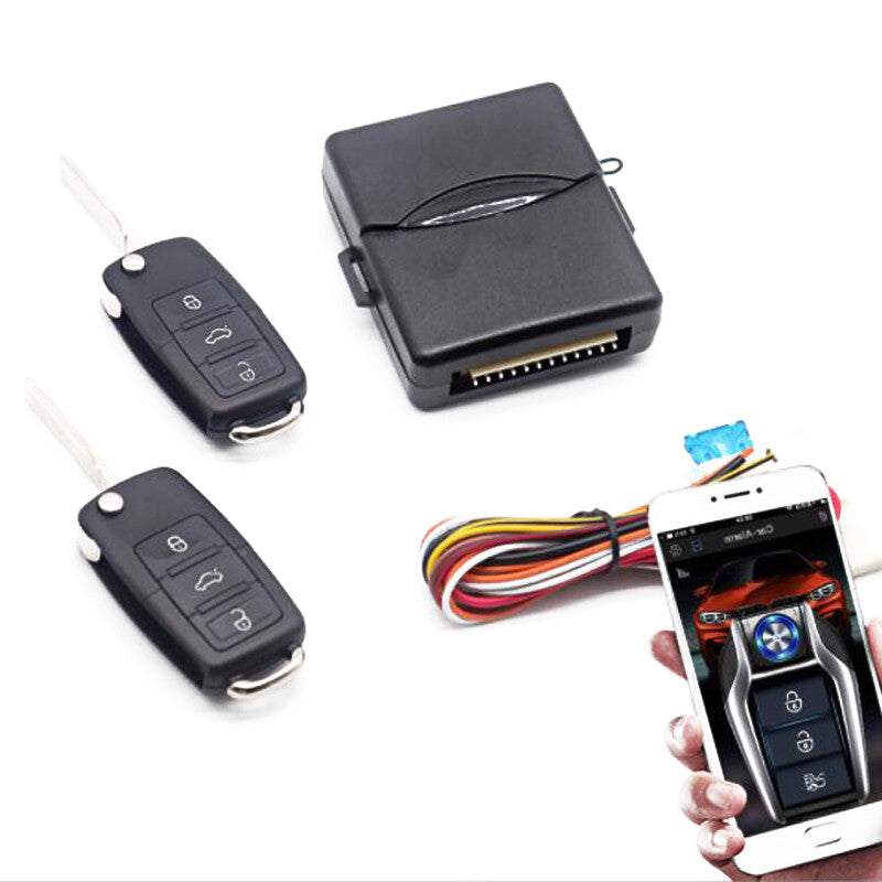 Auto Alarm System Remote Security Auto Central Locking Door Lock Keyless APP Set v