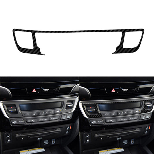 2Pcs Red Carbon Fiber Speedometer Frame Cover Trim For Ranger 2019-2022 v