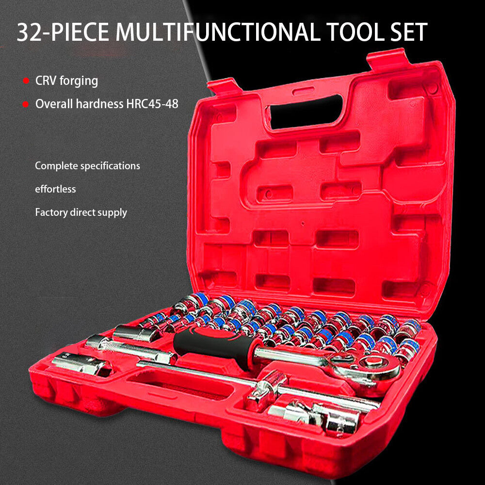 32pcs Wrench sleeve auto service tool Ratchet wrench gloves