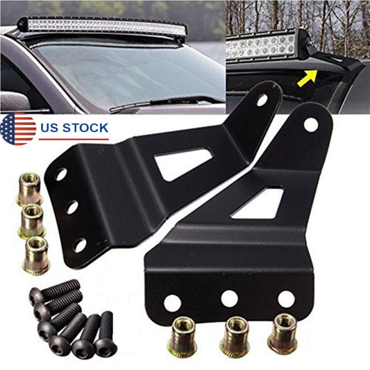 Car Off-road Roof Light Strip Bracket Firmly Mounting Stand Light Bar Holder Q