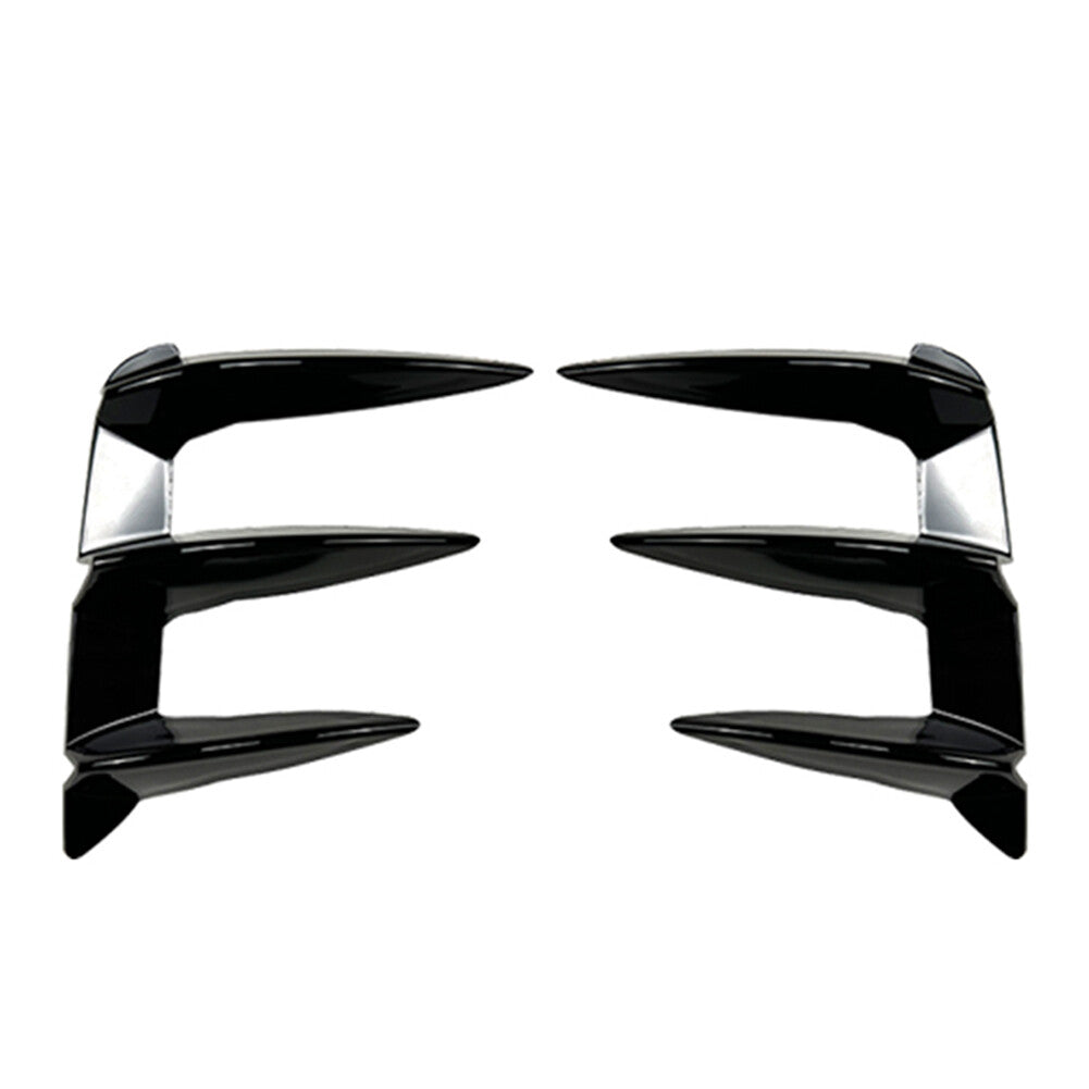 Rear Bumper Spoiler Vent Trim Cover Gloss Black for BMW X3 G01 LCI M-Sport 22-23