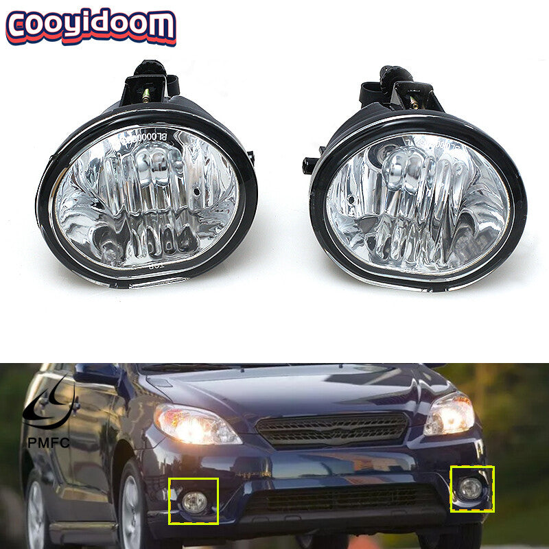 Suitable for 2003-08 for Toyota Matrix for Pontiac Vibe front bumper fog lights with bulbs LHRH