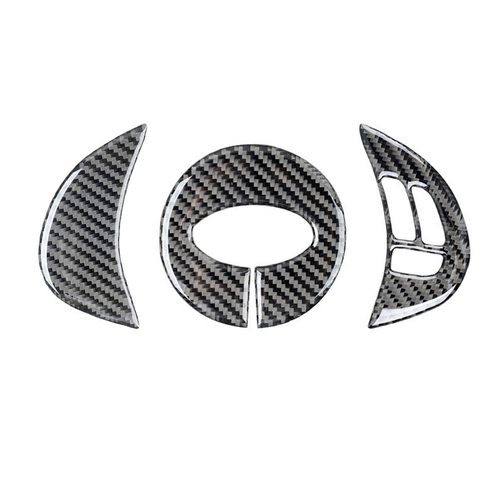 4X Red Carbon Fiber Front Door for Seat W/o Power Cover Trim for Dodge Durango 14-20 v