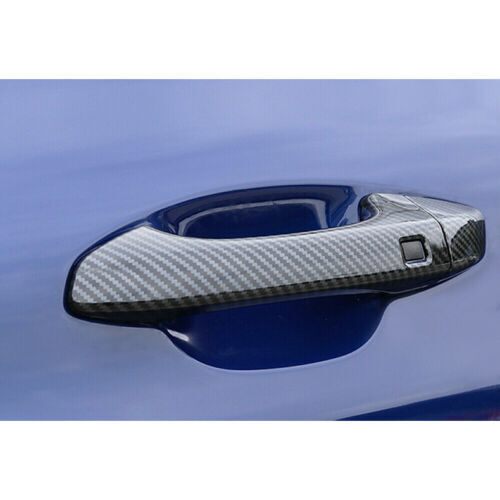 for Kia K5 2021-2023 Carbon Fiber Color Outside Door Handle Molding Cover Trims