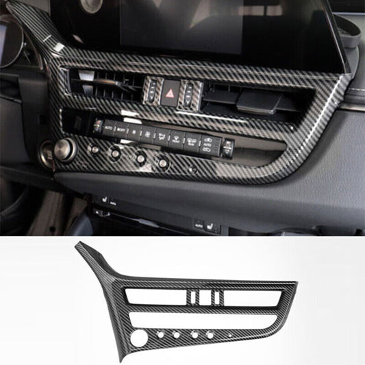 for Lexus ES250 300h 350 2022-2023 ABS Carbon Center Console AC Vent AC Frame n