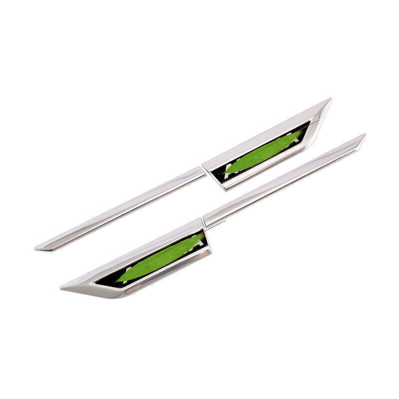 4X Chrome Steel Front Side Door Fender Cover Trim for Nissan Altima 2019-2025