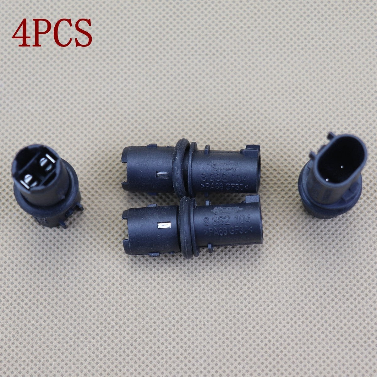 4-Pack new for Mini License Plate Light Sockets for 2002-2022 Vehicles 63138382104