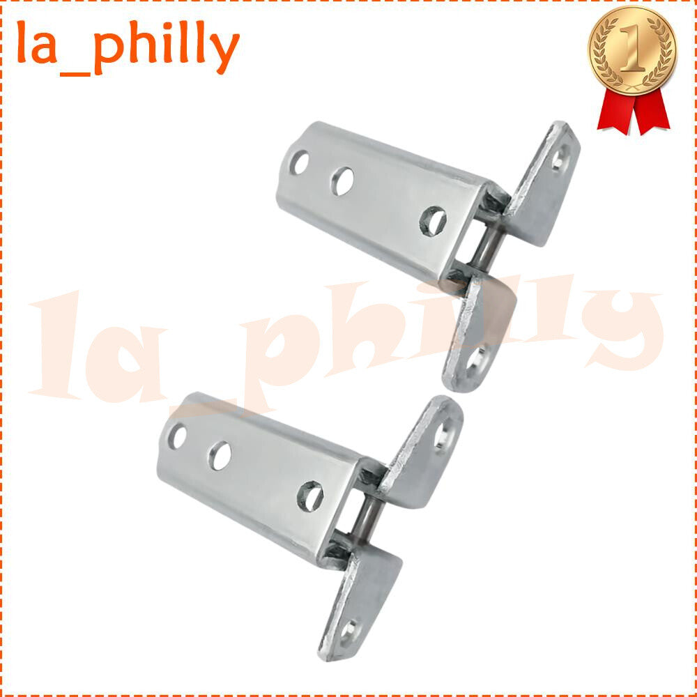 Pair Door Hinge Upper Side Fit for Mitsubishi 2007-2020 for Outlander Front Left + Right Q