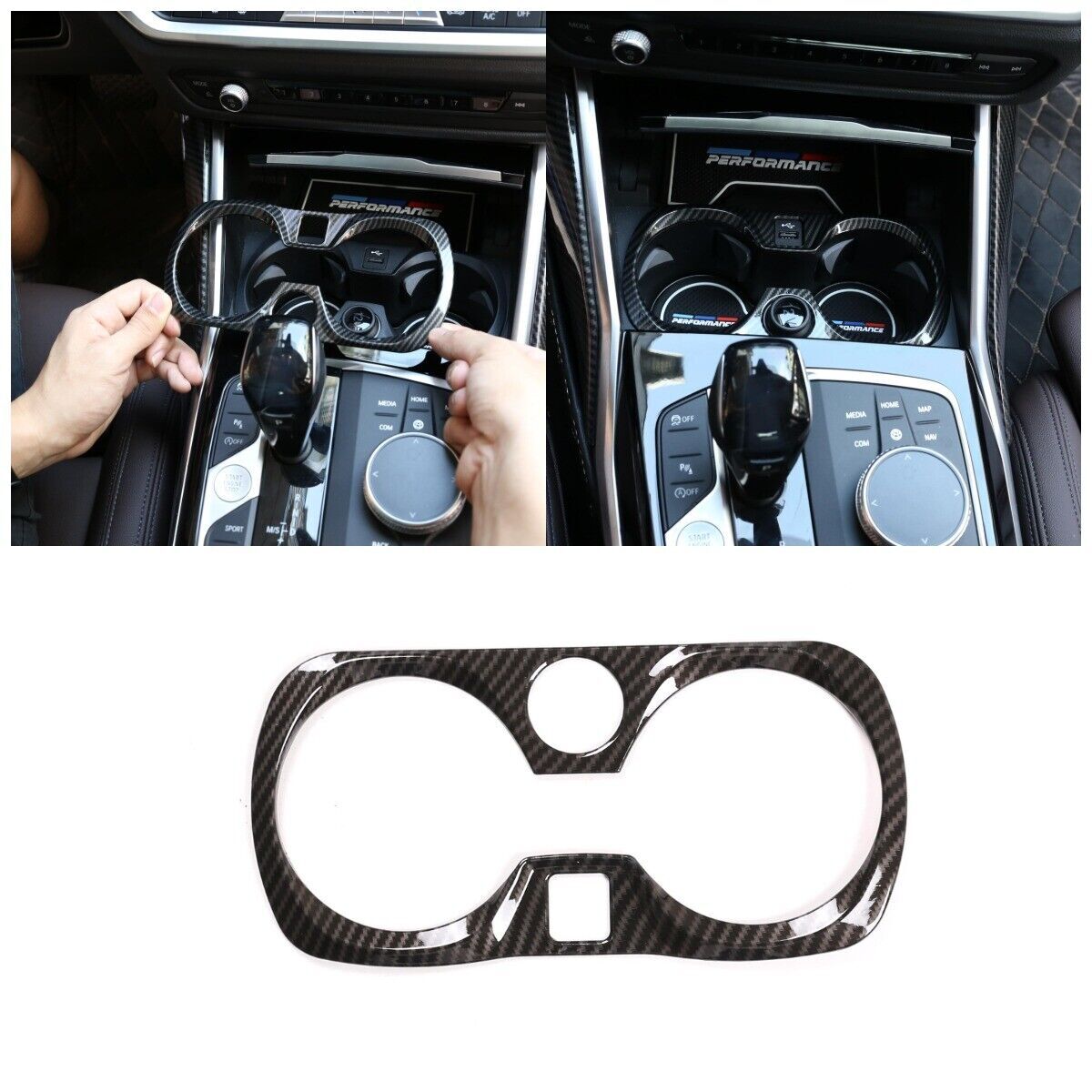 for Kia K5 Telluride Sorento 5 Button Carbon Fiber Hard ABS Key Fob Case Cover- v
