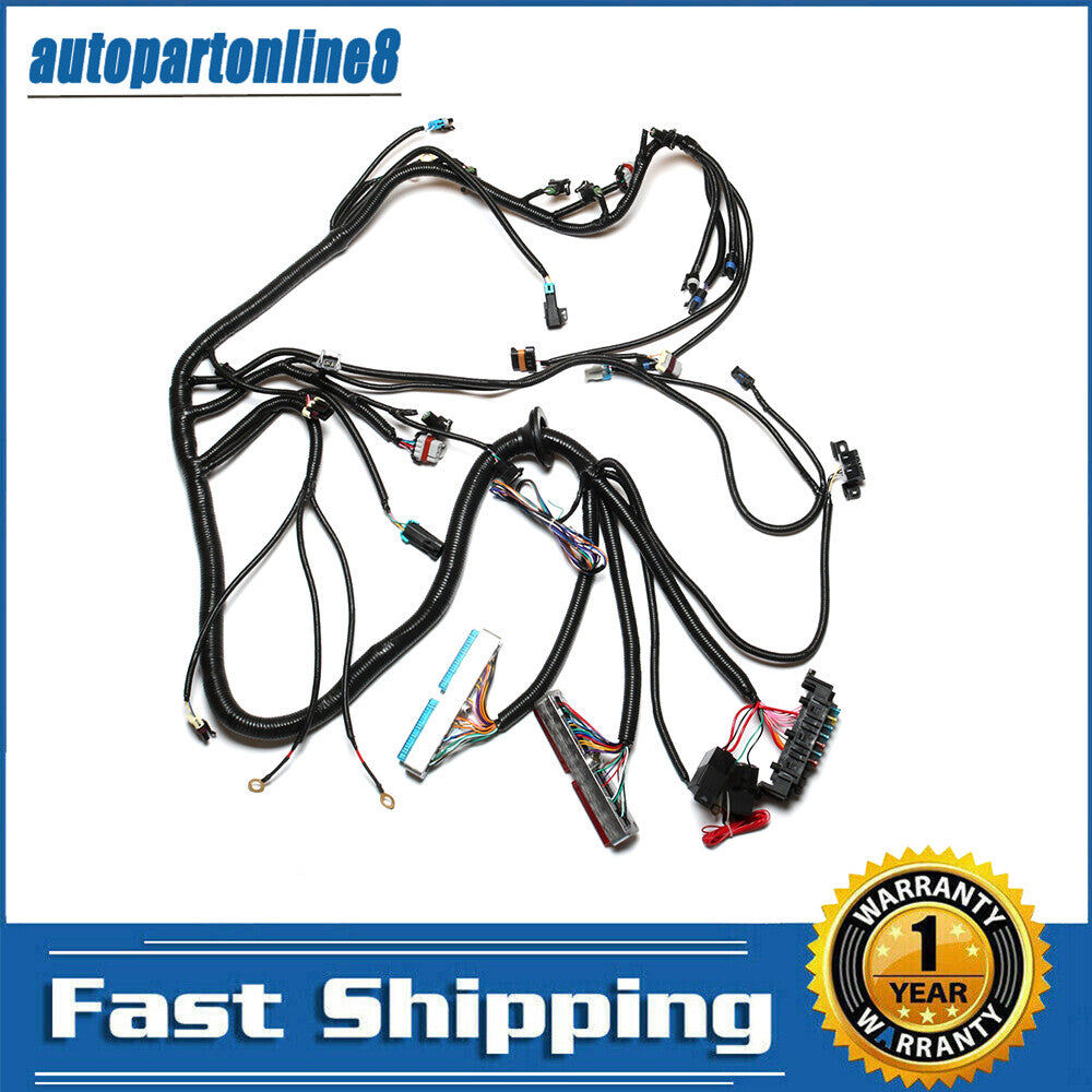 LS1-T56 New For 97-06 DBC LS1 STAND ALONE HARNESS 4.8 5.3 VORTEC DRIVE BY CABLE
