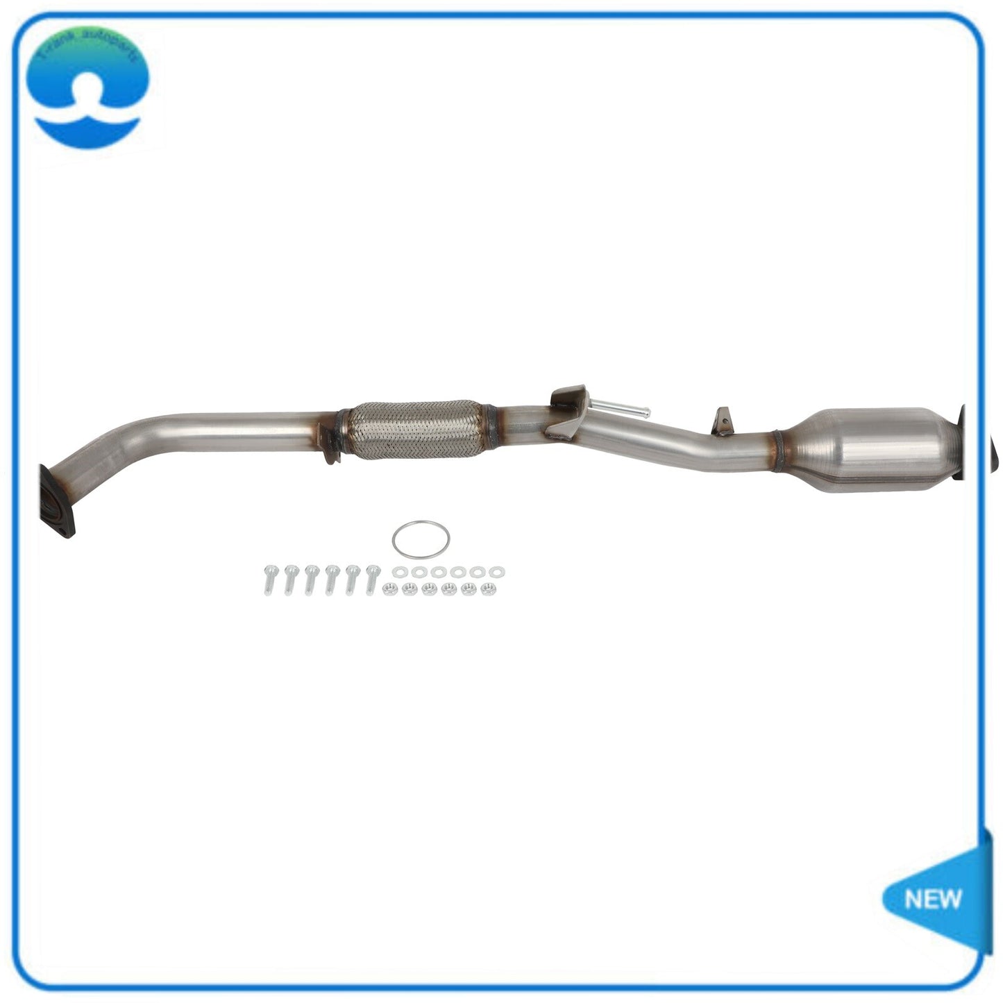 Rear Catalytic Converter For 2013-2017 for Honda Accord 2.4L 55715 Stainless Steel