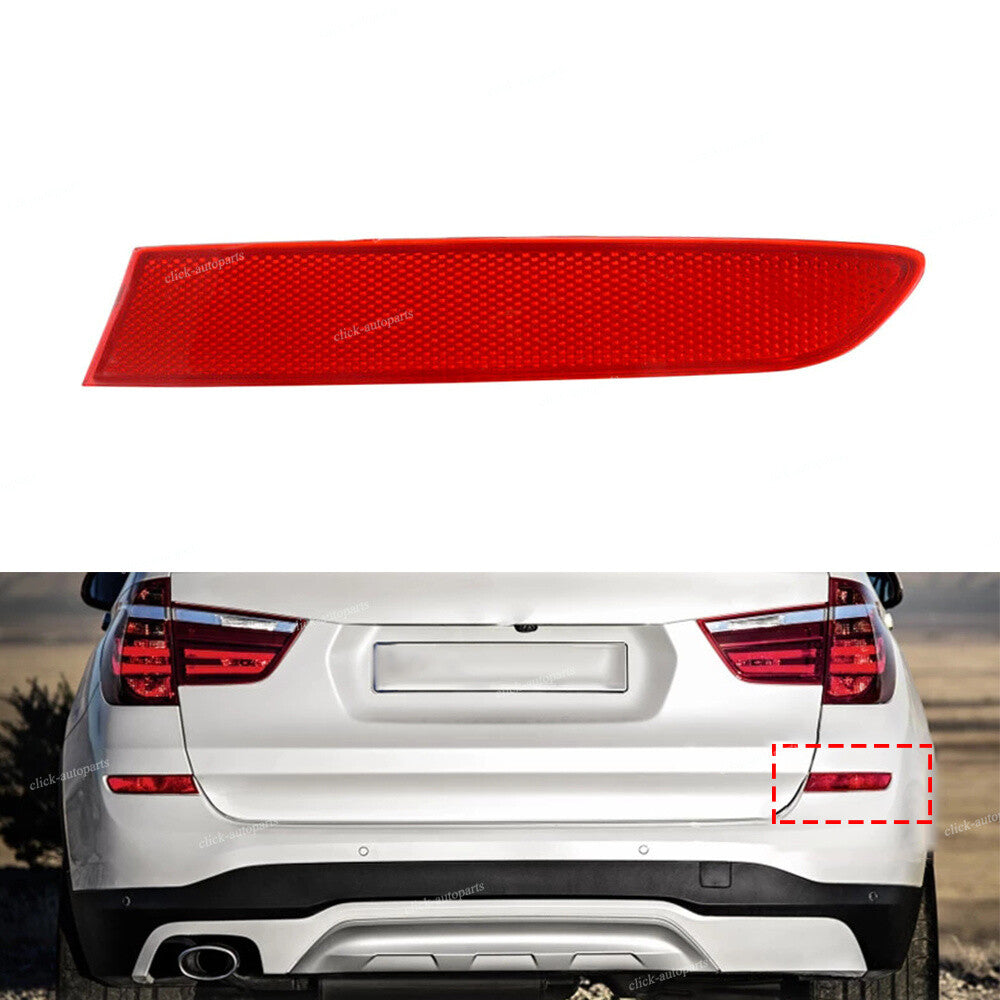 Rear RH Bumper Reflector Strip Light Cover Trim for BMW F25 X3 Series 2014-2017
