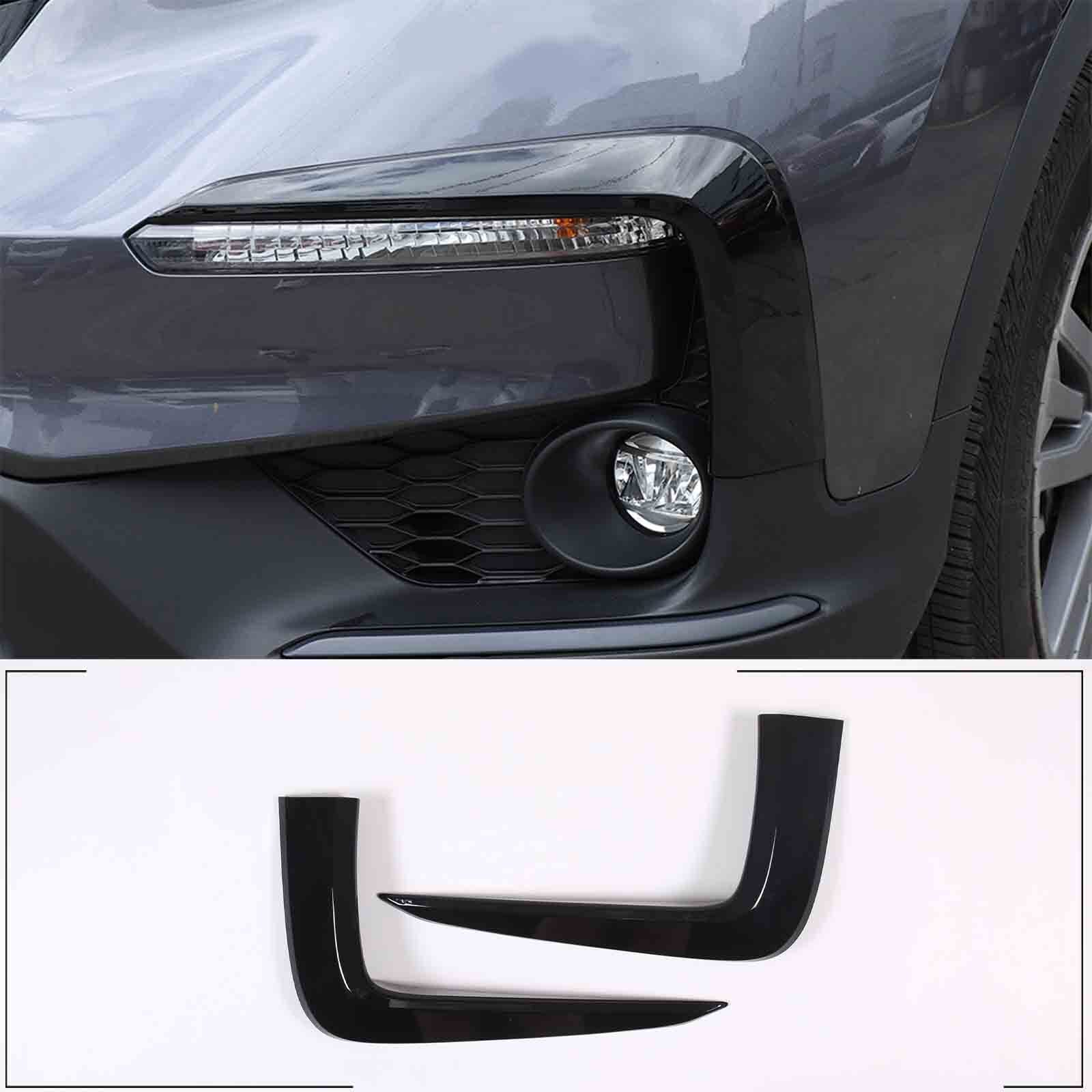 Black front bumper fog light trim for Honda Pilot 2015-22 n