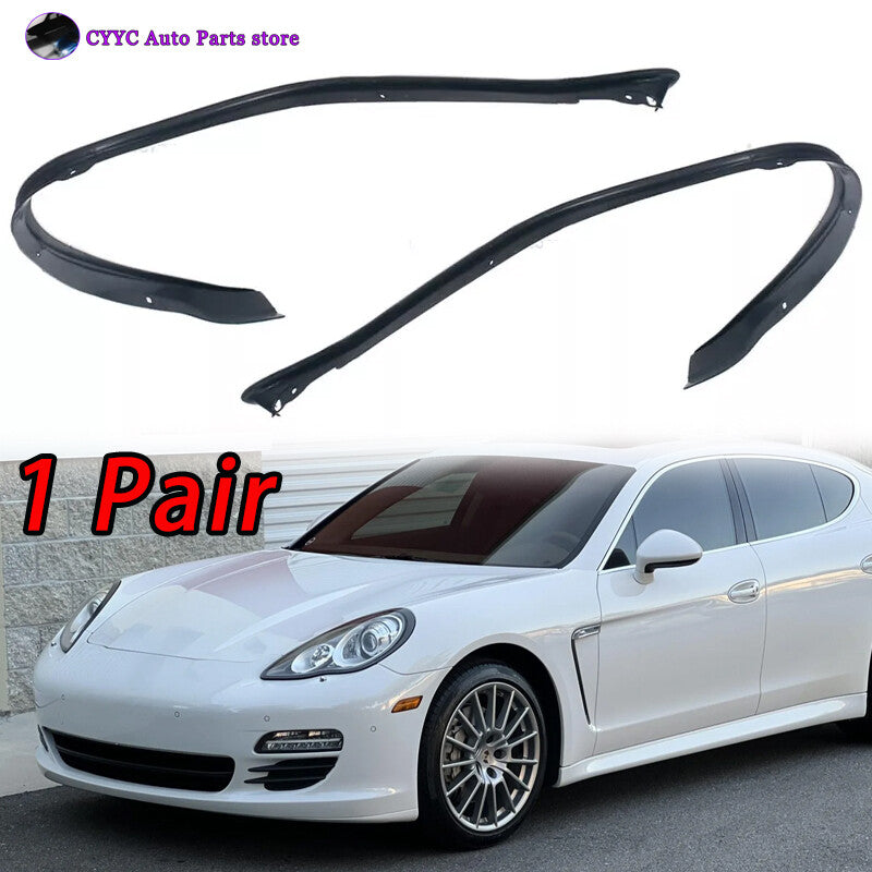 LHRH for Porsche for Panamera 2010-13 Headlight Rubber Sealing Strip Trim Headlamp
