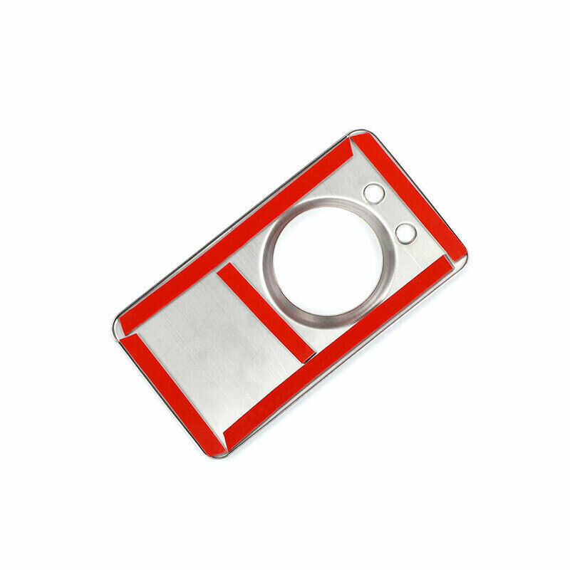 for Benz R-Class W251 2007-2018 Silver Steel Headlight Button Frame Cover
