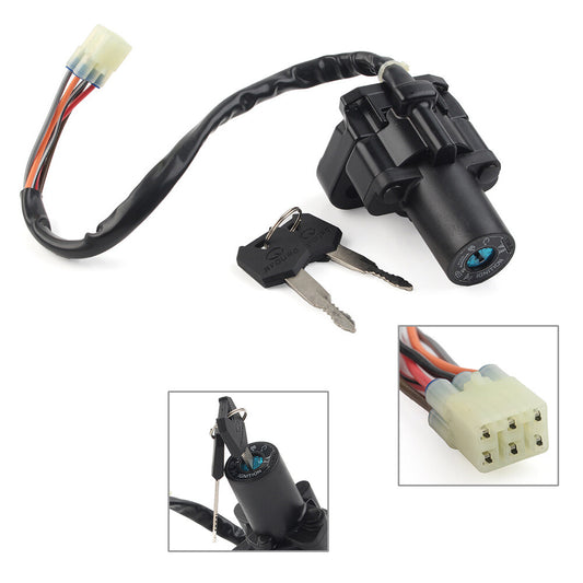 Ignition Switch Lock Key Set Fit for Suzuki GSX1300R Hayabusa GSXR1300 1997-2007 Q