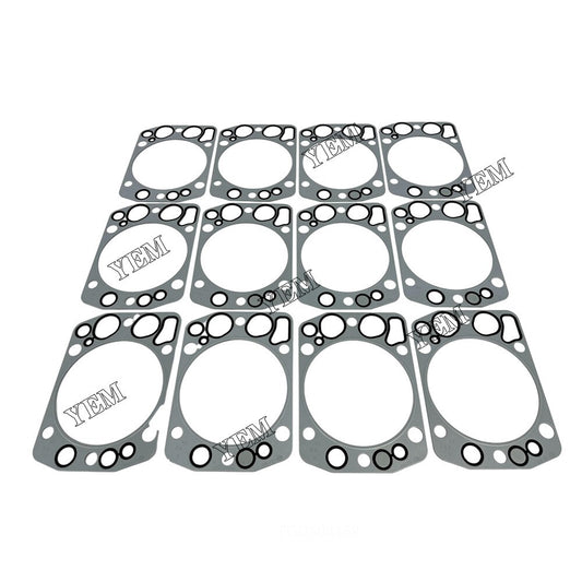 P180 Head Gasket 65.03901-0069 51.03901-0348 Fit For Doosan Engine Head Gasket