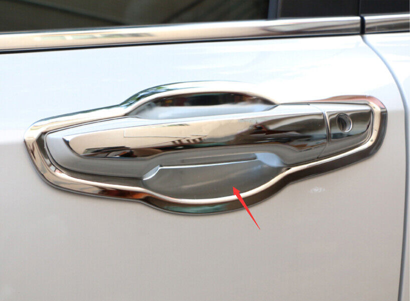 for Camry 2015-2017 Rear Lower Tailgate Trunk Moulding Cover Trim S.Steel v