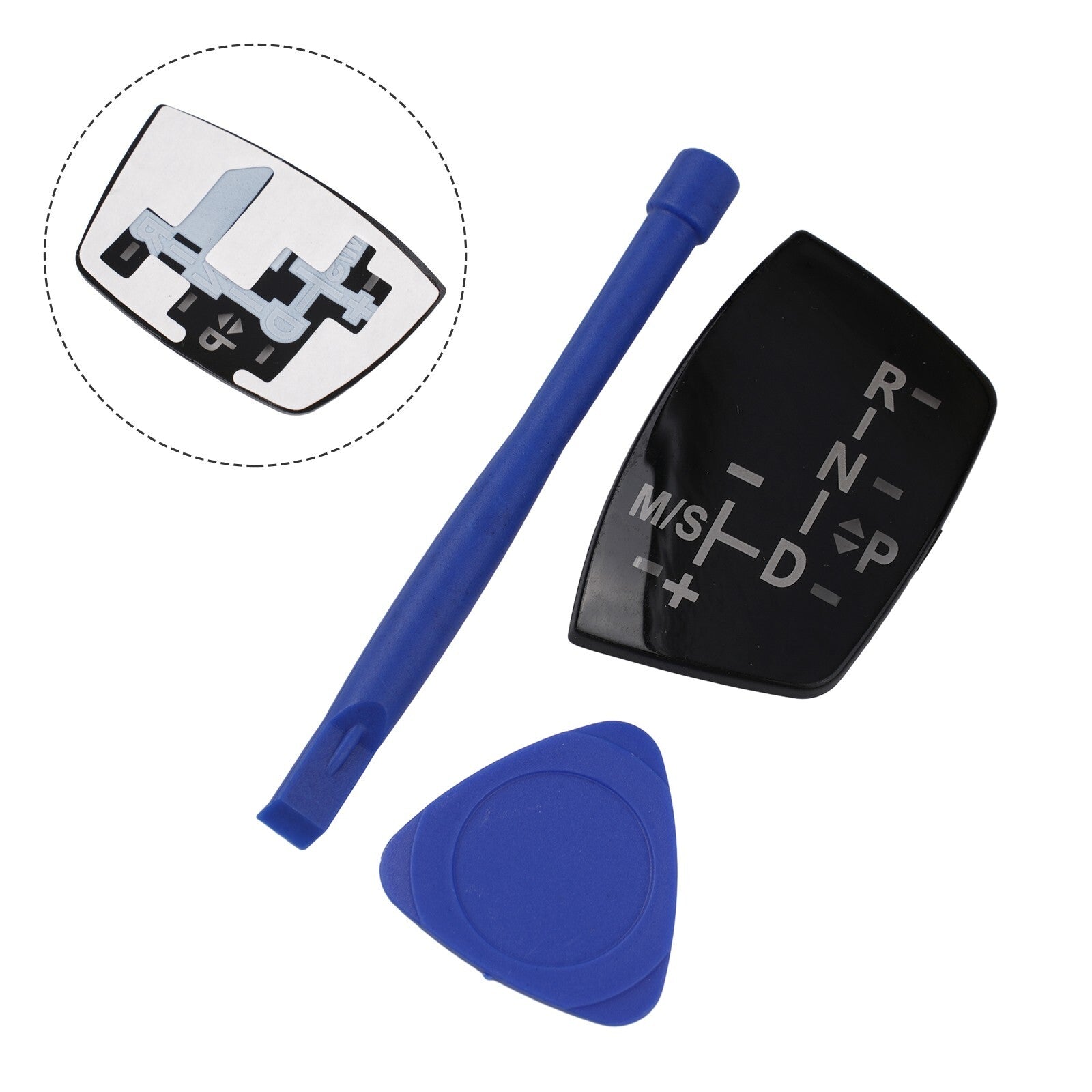 new Gear Button Panel Sticker Scratch-Resistant Shift Knob 1 Pcs
