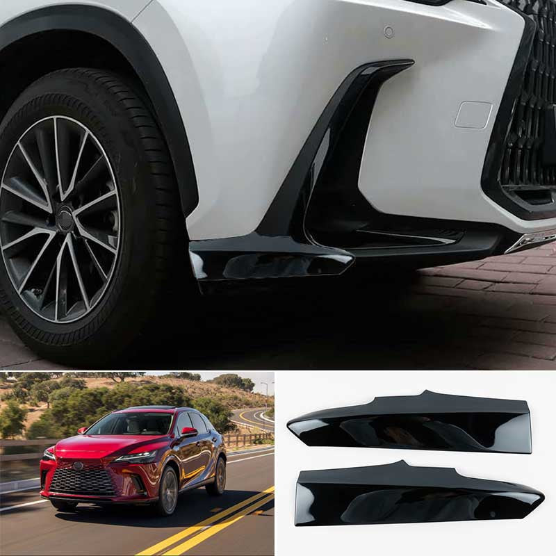 for Lexus NX 250 350h 450 2022-2024 Black Front Bumpers Lip Side Skirt Splitter n