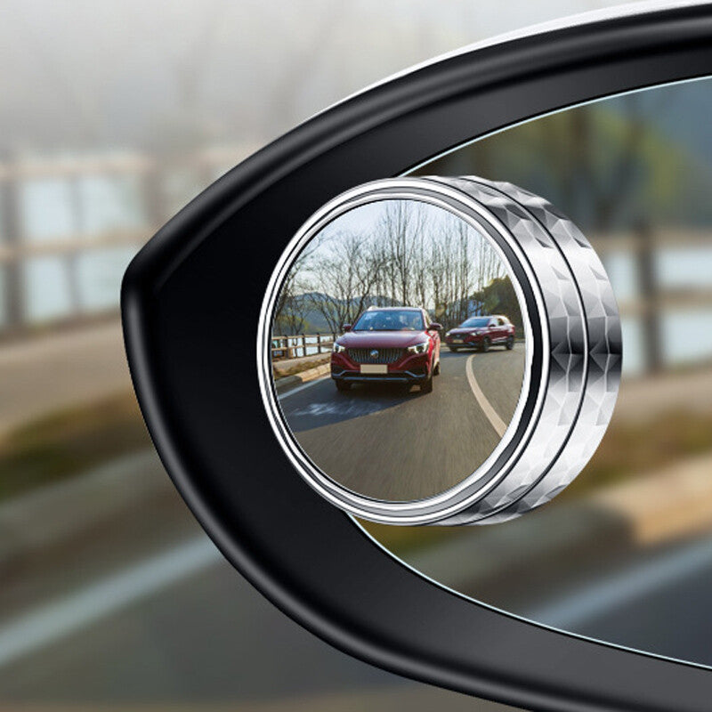 2PCS Car Trucks Blind Spot Mirrors 360¡ã Wide Angle Auxiliary Reversing Mirror ¡Á2 v