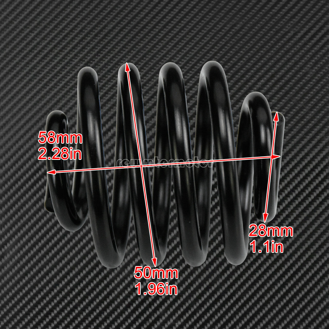 Black Motorcycle 2'' Solo for Seat Spring Bracket Mount Fit for Harley Custom Bobber Q