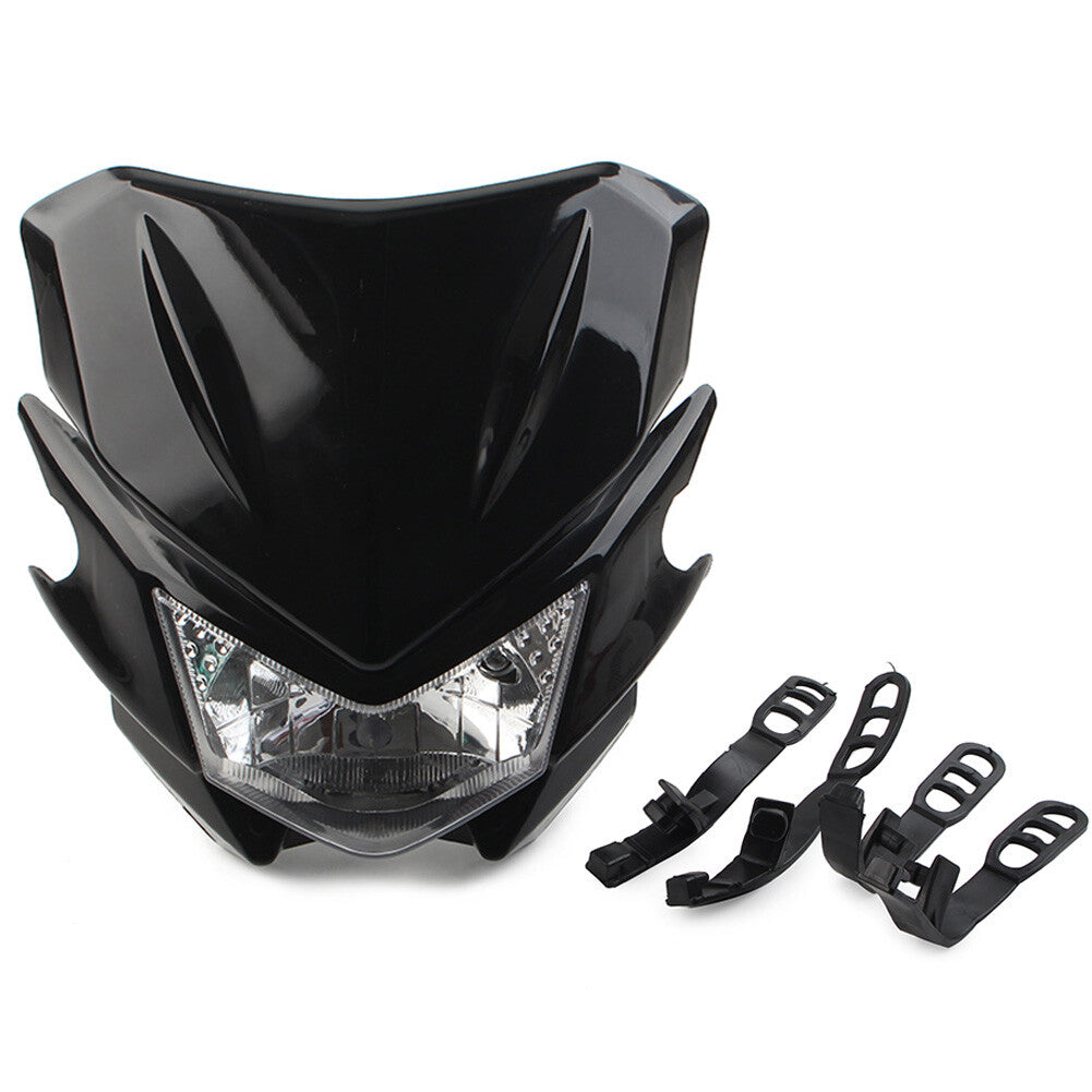 Frontscheinwerfer Verkleidung Hi/Lo f¨¹r Street Fighter Dirt Bike Motor Schwarz