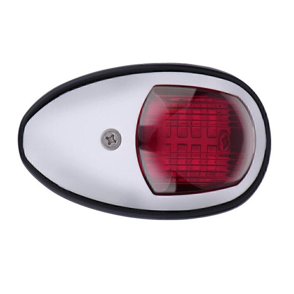 1x For Marine Boat Yacht Pontoon 12V Plastic Red LED Bow Navigation Lights n