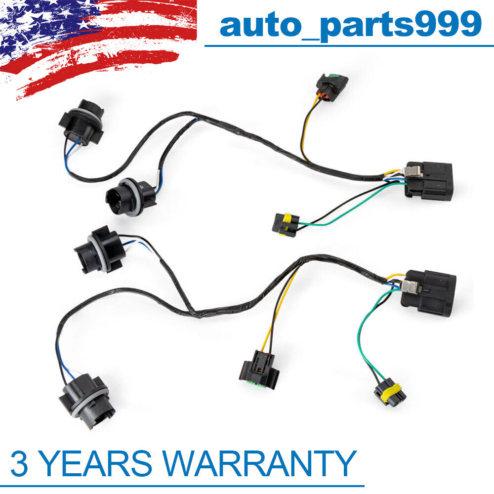 2-pack headlight wiring harness suitable for Silverado 1500 2008-2014 158541609- n