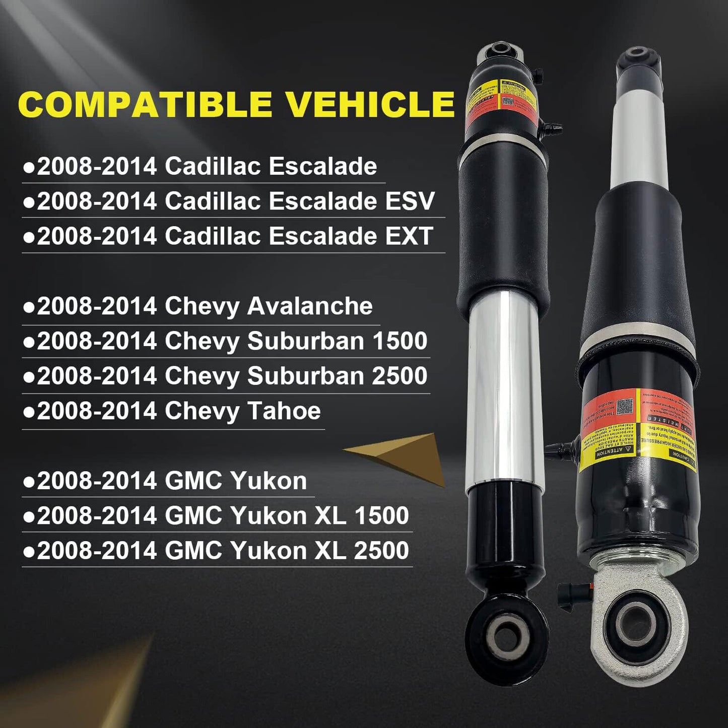 2-piece front shock absorber strut assembly for BMW 7 Series F01 F02 535i 550i 740i 750i