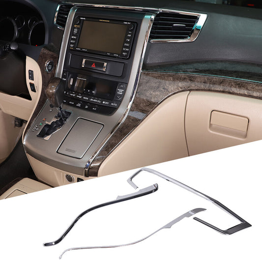 Suitable for Alphard 11-14 Central Control CD Navigation Vent Cover Strip Decoration n