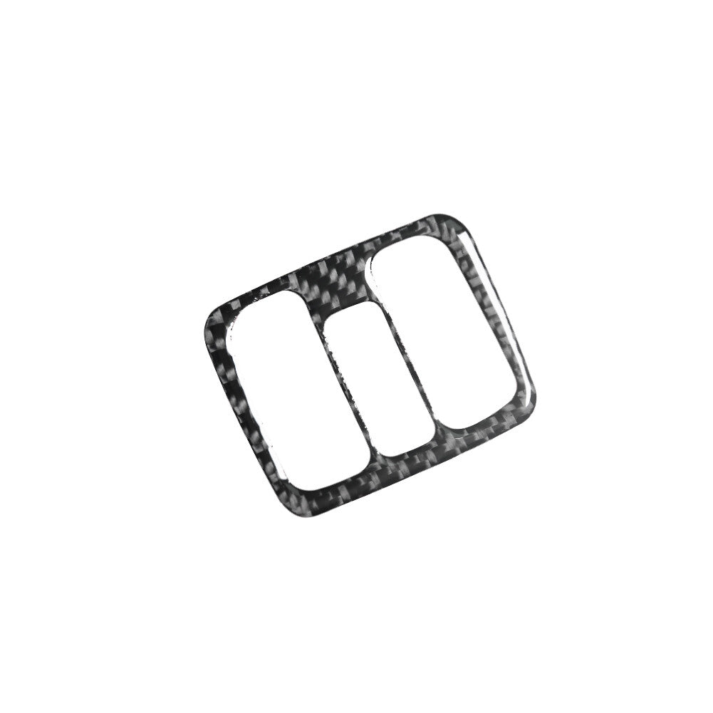 1Pcs Carbon Fiber Power Windows Control Cover Trim for Toyota Celica 2001-2005