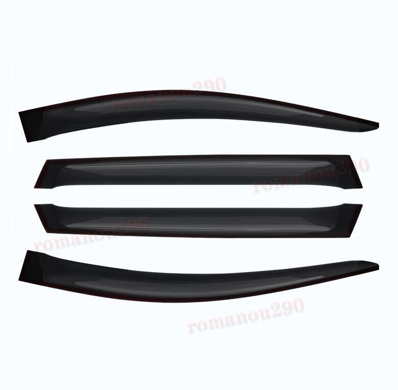 for BMW X5 2008-2013 Smoke Side Window Wind Visors Sun Rain Guard Vent Deflector