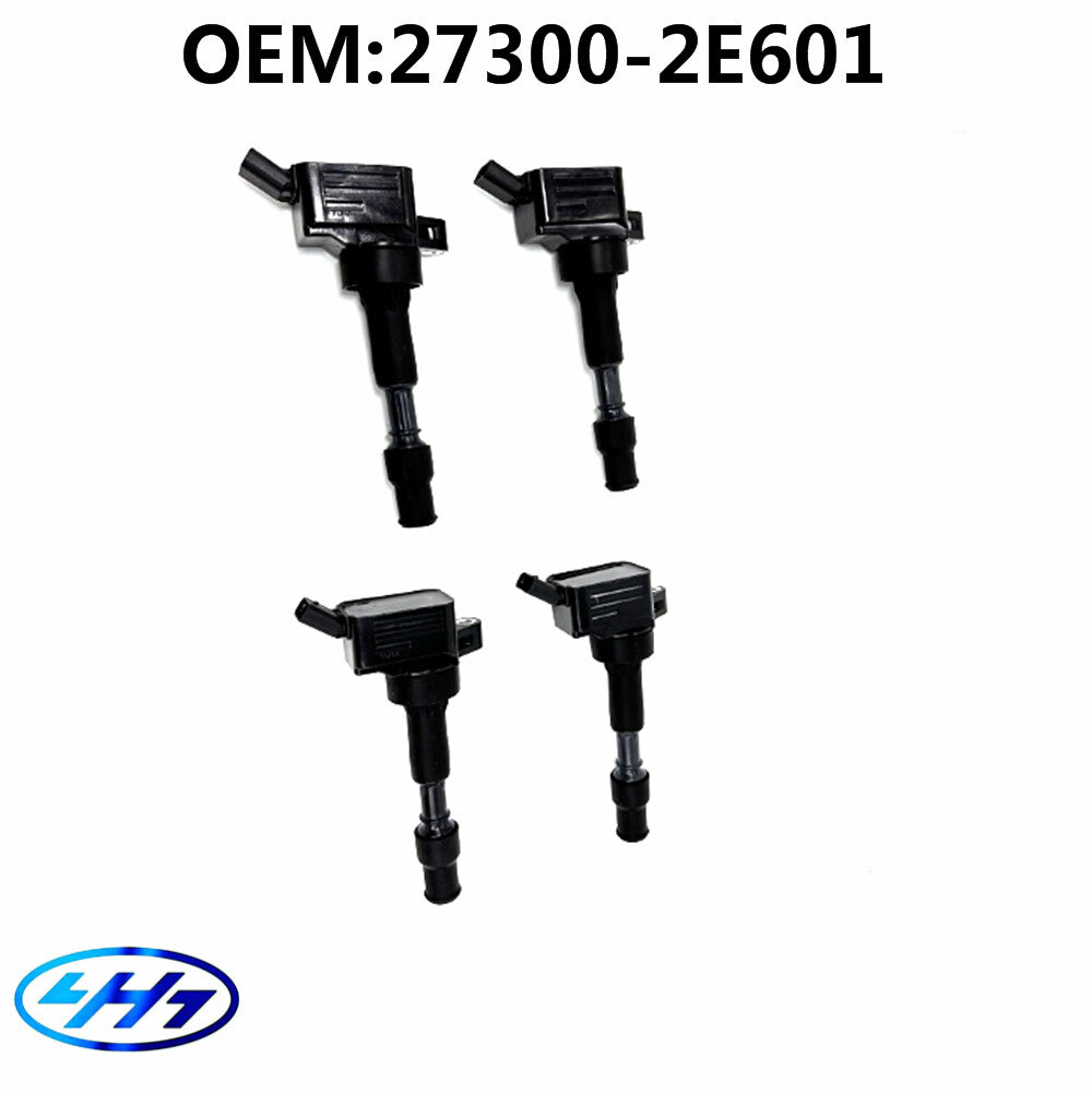 4pc Ignition Coil for Kia Optima for Hyundai Sonata for Elantra Kona 2.0L 273002E601