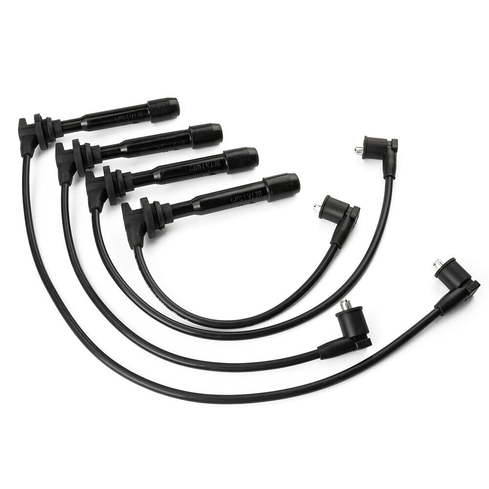 4PC Spark Plug Ignition Wire Set for Hyundai for Elantra Tiburon for Kia Spectra Soul L4 Q