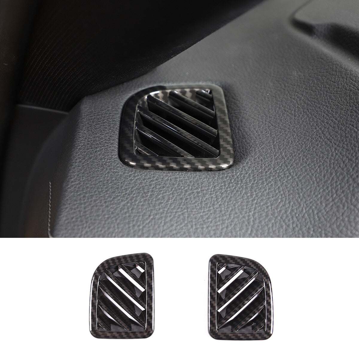 Black wooden gear shift blade cover decoration suitable for C-E-Class W203/204 S204 W211- v